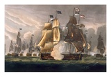 The Battle of Cape St. Vincent, February 14th 1797, Engraved by J. Baily Giclee Print by Thomas Whitcombe