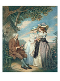 The Moralist, 1787 (Hand Coloured Stipple Engraving) Giclee Print by John Raphael Smith