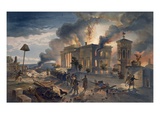Public Library and Temple of the Winds, Plate from 'The Seat of War in the East' Giclee Print by William 'Crimea' Simpson