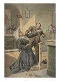 A Drama in an Asylum: Assassination of Sister Boinet at Libourne Giclee Print by  French