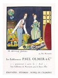 Advertisement for Paul Olmer's Summer Collection, C.1920S (Pochoir Print) Giclee Print by Felix A.M. Jobbe-Duval
