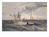 The Lighthouse at Cape Chersonese, Plate from 'The Seat of War in the East' Giclee Print by William 'Crimea' Simpson