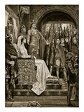 The Assembly at Windsor, 1126, Illustration from 'Hutchinson's Story of the British Nation', C.1923 Giclee Print by Richard Caton II Woodville