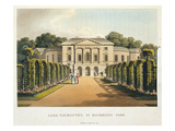 Lord Sidmouth's, in Richmond Park Giclée-Druck von Humphry Repton