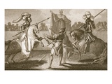 Richard II Suspending the Duel Between Hereford and Norfolk Giclee Print by Henry Tresham