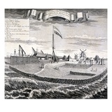 Dutch East India Company Wood or Saw Mill on the Island Two Miles from Batavia Giclee Print by Johann Wolfgang Heydt