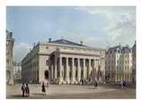 The Theatre De L'Odeon, C.1830-40 (Colour Litho) Giclee Print by  French