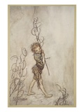 Lord, What Fools These Mortals Be!, Illustration from 'Midsummer Nights Dream' Giclee Print by Arthur Rackham
