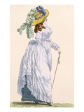 Sky Blue Promenade Dress with Green Underskirt, Engraved by Le Beau, Plate No.252 Lámina giclée por Francois Louis Joseph Watteau Sky Blue Promenade Dress with Green Underskirt, Engraved by Le Beau, Plate No.252 Lámina giclée por Francois Louis Joseph Watteau
