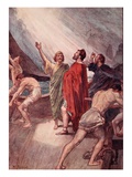 Timoleon Setting Sail for Sicily, Illustration from 'Plutarch's Lives for Boys and Girls' Giclee Print by William Rainey