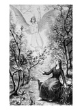 The Heavenly Calling of Joan of Arc (Engraving) Giclee Print by  French