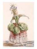 Ladies Evening Gown, Engraved by Dupin, Plate from 'Galeries Des Modes Et Costumes Francais' Giclee Print by Pierre Thomas Le Clerc