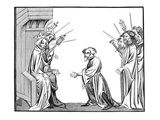 King Charlemagne (742-814) Receiving the Oath of Fidelity and Homage Giclee Print by  French