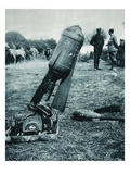 Used Alternatively with Bombs: an Aerial Torpedo in a Trench-Mortar Giclee Print by  French Photographer