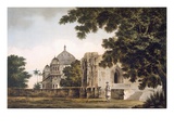 Pl. 18 a View of the Mosque at Mounheer, from the South East, from 'Select Views in India' Giclee Print by William Hodges