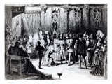 Joan of Arc Received at Chinon by Charles Vii (Engraving) Giclee Print by  French