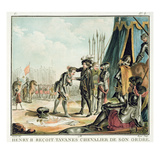 Henri II (1519-59) Receives Jean De Tavanes as a Knight into His Order, Engraved by Roger, 1788 Giclee Print by Antoine Louis Francois Sergent-marceau