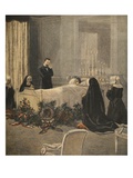 Madame Carnot on Her Deathbed, Illustration from 'Le Petit Journal: Supplement Illustre' Giclee Print by  French