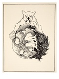 The Whole Story of the Jaguar and the Hedgehog and the Tortoise and the Armadillo All in a Heap Giclee Print by Joseph Rudyard Kipling