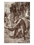 Brian Siezes the Pig Skin, Illustration from 'Celtic Myth and Legend' by Charles Squire, 1905 Giclee Print by John Henry Frederick Bacon