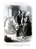Illustration from 'The Devil's Pool' by George Sand, 1851 (Engraving) Reproduction procédé giclée par Tony Johannot