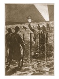 A Christmas Incident in the Trenches in the West (Litho) Giclee Print by Frederic Villiers
