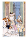France in the 18th Century, from 'The Art of Perfume', Pub. 1912 (Pochoir Print) Giclee Print by Georges Barbier