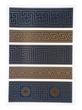 Greek Ornament: Bands or Borders in Dark on Light and Light on Dark Colours Reproduction procédé giclée par George Ashdown Audsley