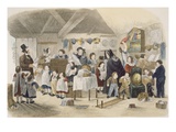 Visit to the Village School Giclee Print by  Theo