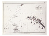 Plan of the Battle of the Nile, 1st August 1798, C.1830S (Engraving) Reproduction procédé giclée par Alexander Keith Johnston