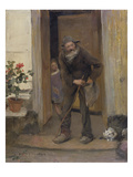 The Beggar, 1881 (Oil on Canvas) Giclee Print by Jules Bastien-Lepage