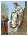 Pontifex Maximus, Illustration from 'L'Antique Rome', Engraved by Labrousse, Published 1796 Giclee Print by Jacques Grasset de Saint-Sauveur