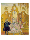 Billet Doux' (Pen and Ink and W/C on Paper) (See also 133201) Giclee Print by Georges Barbier
