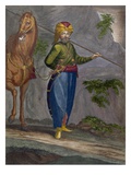 A Spahi, Plate 34 Giclée-Druck von Jean Baptiste Vanmour