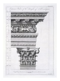Exterior Order of the Temple of Aesculapius, Plate XLVII Giclee Print by Robert Adam