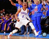Russell Westbrook 2011-12 Playoff Action Photo