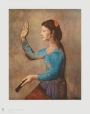 La femme à l'éventail Reproductions pour les collectionneurs par Pablo Picasso