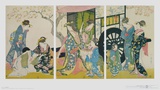 Leave of the Beauty before Driving with the Vehicl Posters by Kitagawa Utamaro