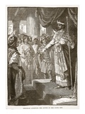 Rehoboam Accepting the Advice of the Young Men (Litho) Giclee Print by  English