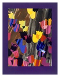Graphic Wallpaper Print, Design from 'Relais', 1920S (Colour Litho) Giclee Print by Edouard Benedictus