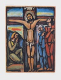 Christ on the Cross Collectable Print by Georges Rouault