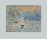 Impression (hand-made paper) Collectable Print by Claude Monet