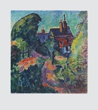 House among Trees Collectable Print by Alexej Von Jawlensky