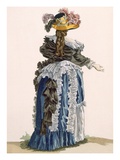 Back View of Ladies Gown, Engraved by Dupin, Plate No.247 Lámina giclée por Francois Louis Joseph Watteau Back View of Ladies Gown, Engraved by Dupin, Plate No.247 Lámina giclée por Francois Louis Joseph Watteau