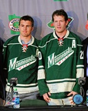 Zach Parise & Ryan Suter 2012 Press Conference Photo Zach Parise & Ryan Suter 2012 Press Conference Photo