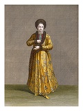 Princess of Wallachia, Plate 79 Reproduction procédé giclée par Jean Baptiste Vanmour