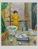 Lady at the Window Collectable Print by Otto Laible