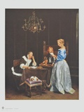 The Letter Lámina coleccionable por Gerard Terborch