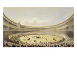 The Plaza De Toros of Madrid, 1865 (Colour Litho) Giclee Print by William Henry Lake Price