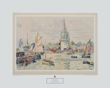 La Rochelle - View of the Harbour Collectable Print by Paul Signac